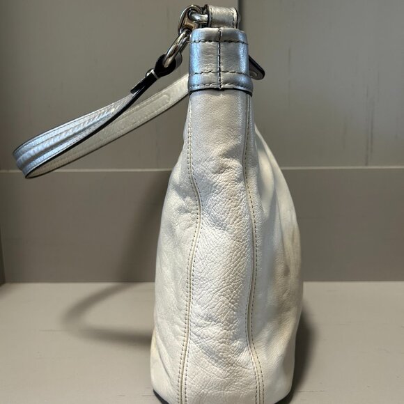 COACH Ashley Silver and ivory Shoulder Bag- crossbody bag not included - Picture 3 of 13